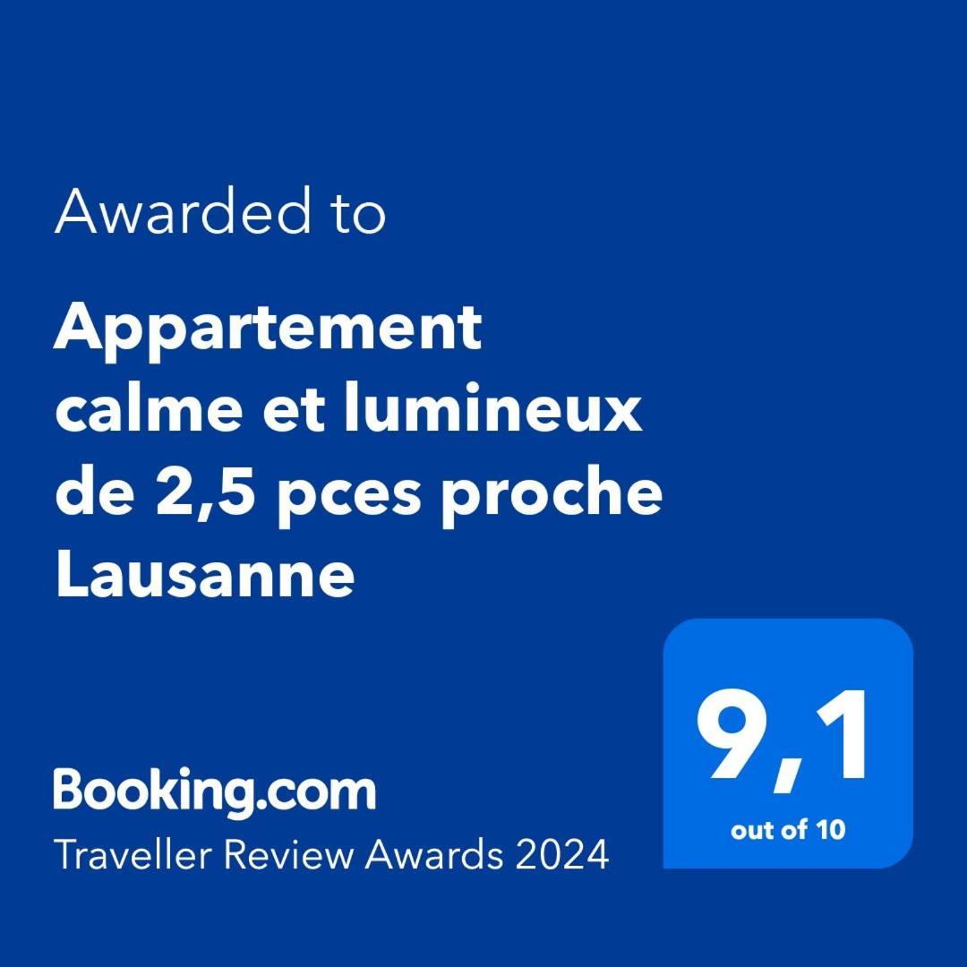 Appartement Calme Et Lumineux De 2,5 Pces Proche Lausanne Ecublens  Exterior foto